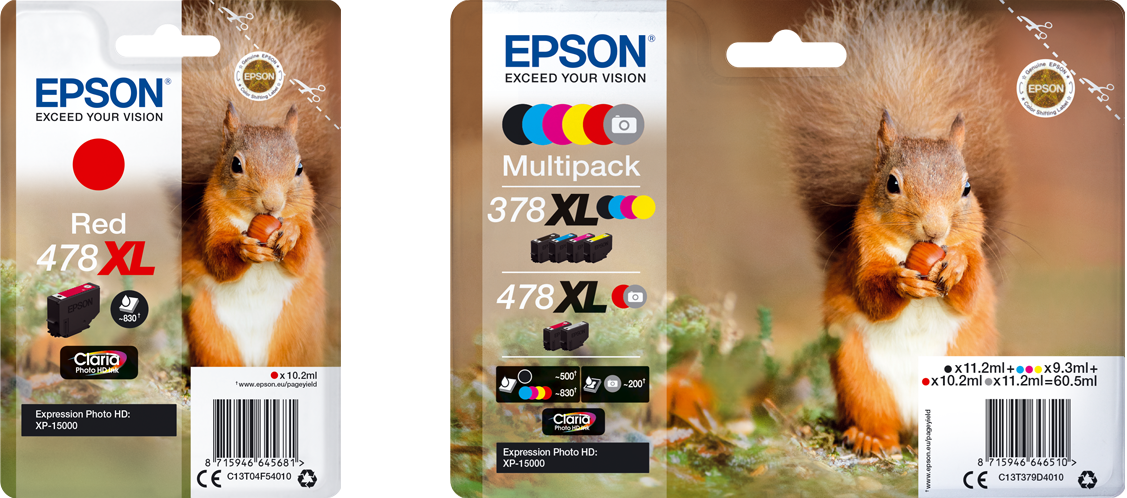 478XL Claria Photo HD Ink Series (Veverica Inks)