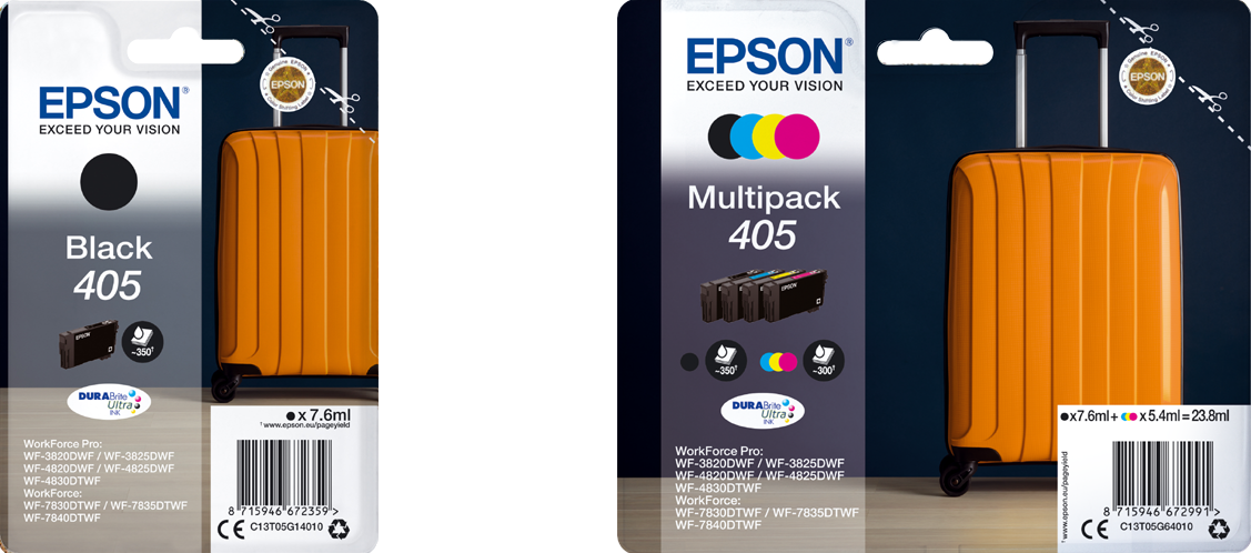 Epson - Cartouche d'encre EPSON Pack 405 Valise 4 couleurs