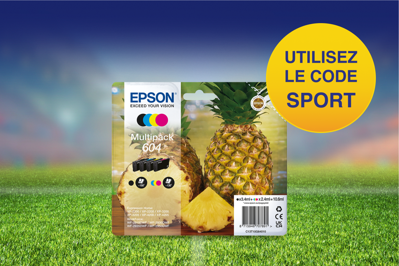UTILISEZ LE CODE SPORT