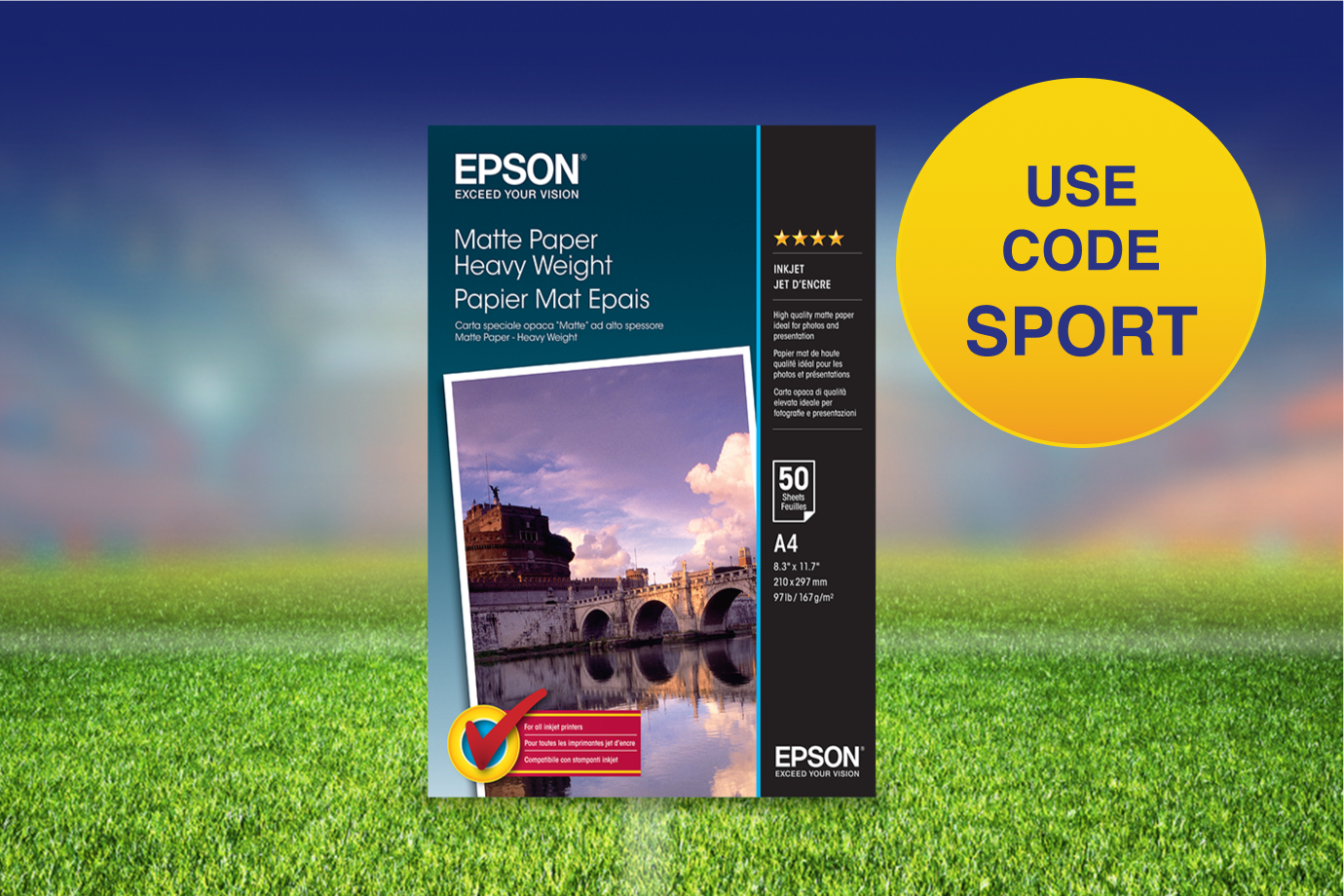 Paper - USE CODE 'SPORT'