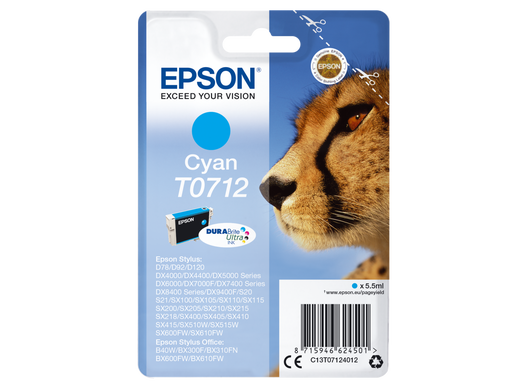 complicaciones Concesión Melbourne Cartucho Epson T0712 cian | Tintas | Tinta y papel | Productos | Epson  España