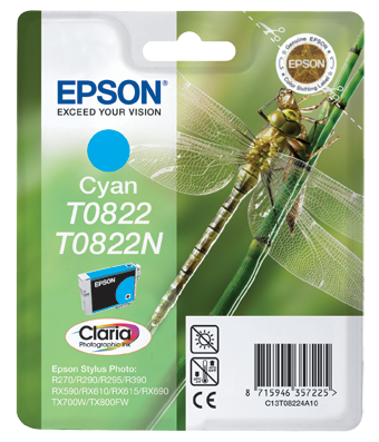 T0822 Cyan Ink Cartridge