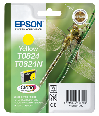 T0824 Yellow Ink Cartridge