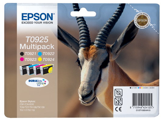 T0925 Multipack (BK CY MA YE)