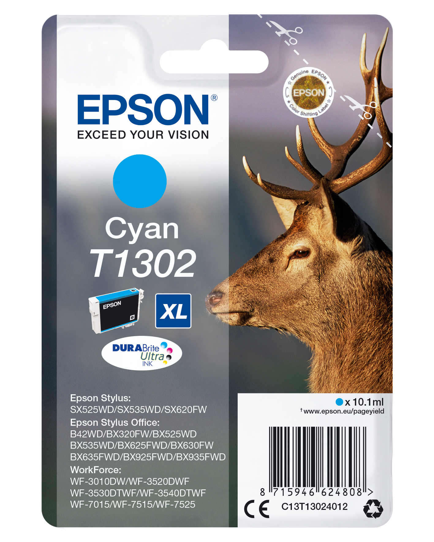 Epson T1272 - Cyan  Meilleur rapport qualité prix!