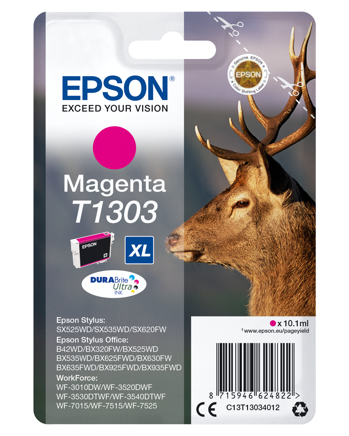 Singlepack Magenta T1303 DURABrite Ultra Ink