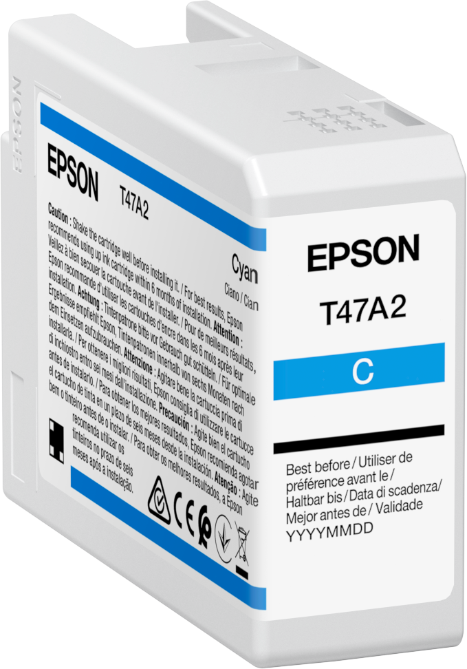 Singlepack Cyan T47A2 UltraChrome Pro 10 ink 50ml