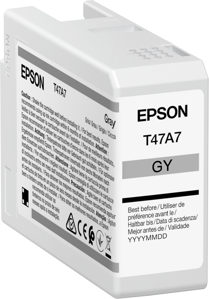 Singlepack Gray T47A7 UltraChrome Pro 10 ink 50ml