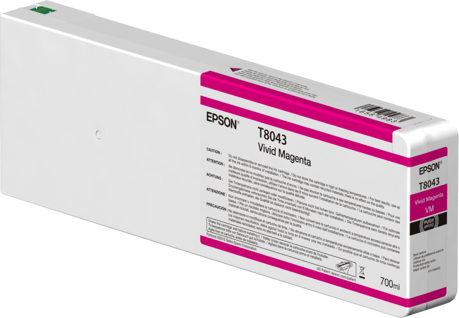 Singlepack Vivid Magenta T804300 UltraChrome HDX/HD 700ml