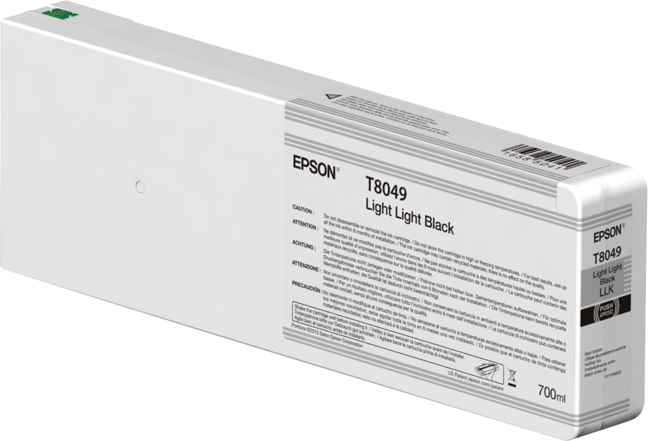 Singlepack Light Light Black T804900 UltraChrome HDX/HD 700ml