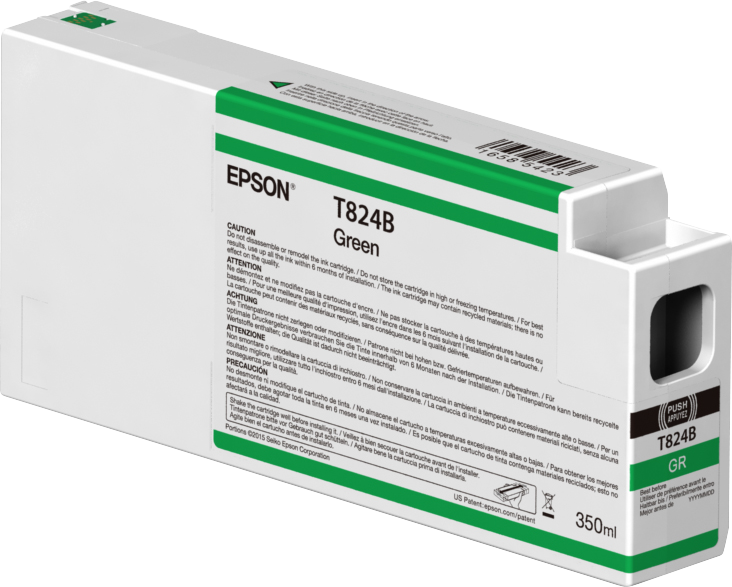 Singlepack Green T824B00 UltraChrome HDX 350ml