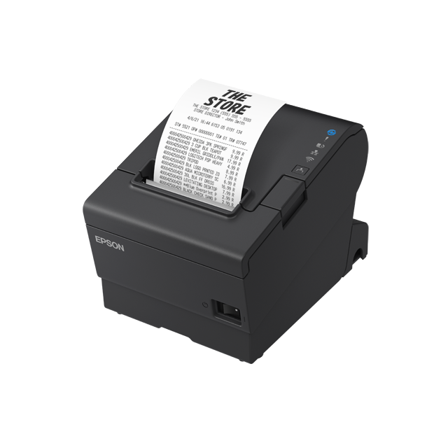 Epson TM-T88VII (112): USB, Ethernet, Serial, PS, Black, PC POS Printers, POS Printers, Retail, Products