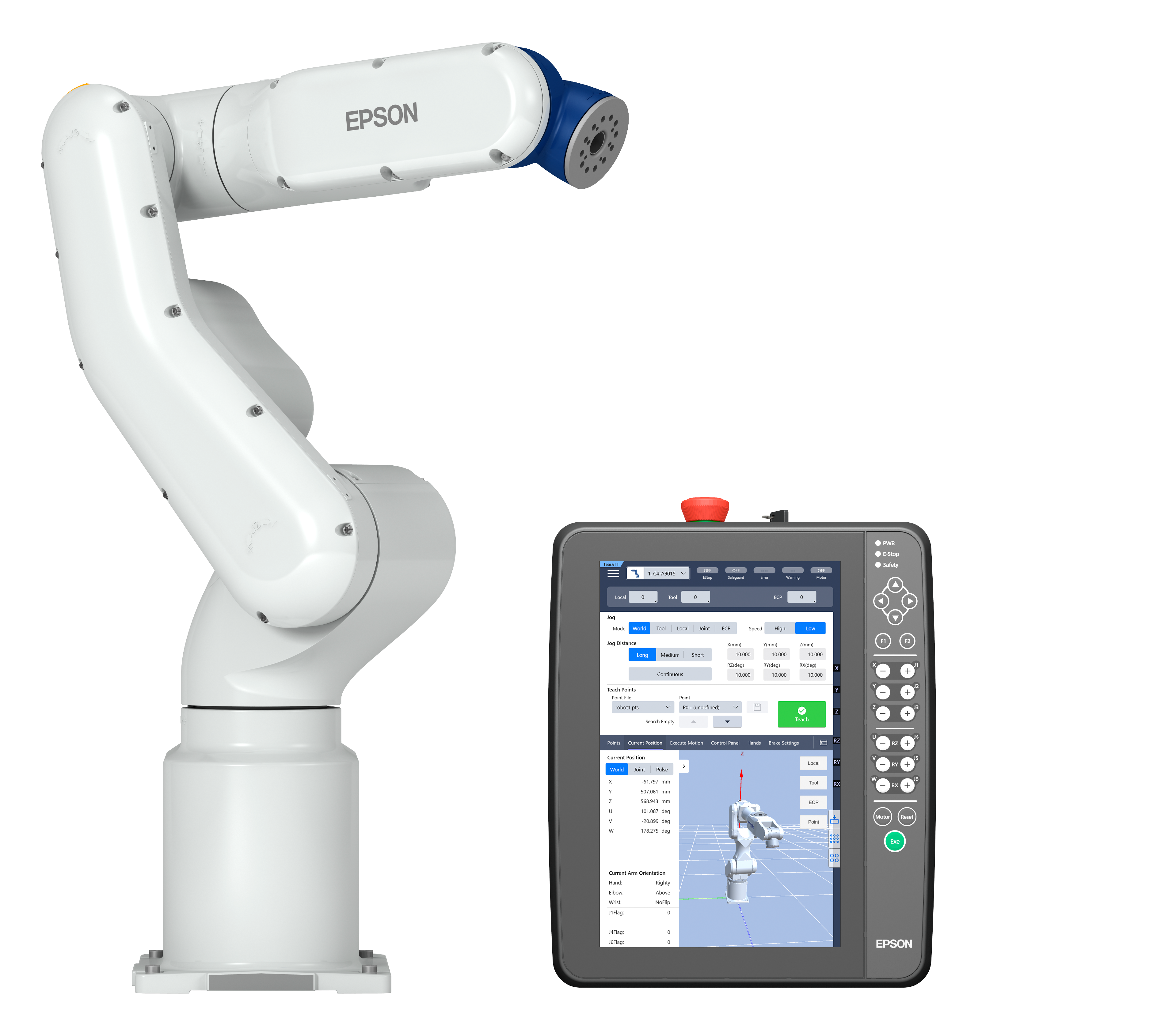 Epson VT6-A901S + TP4 5m cable bundle