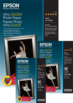 Infolight : Epson S041927 - Papier photo ultra glacé A4 300g/m2 - 15  Feuilles