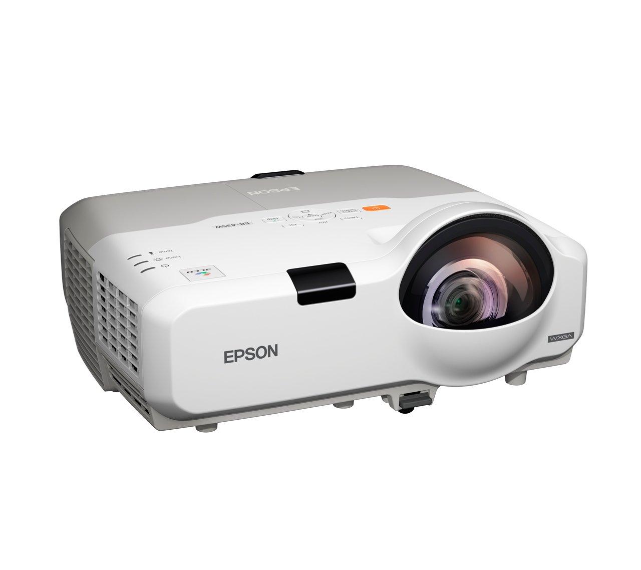 短焦点 3000lm EPSON EB-435W プロジェクター 中古 EPSON 液晶プロジェクター EB-435W 使用12時間以下 3000lm WXGA