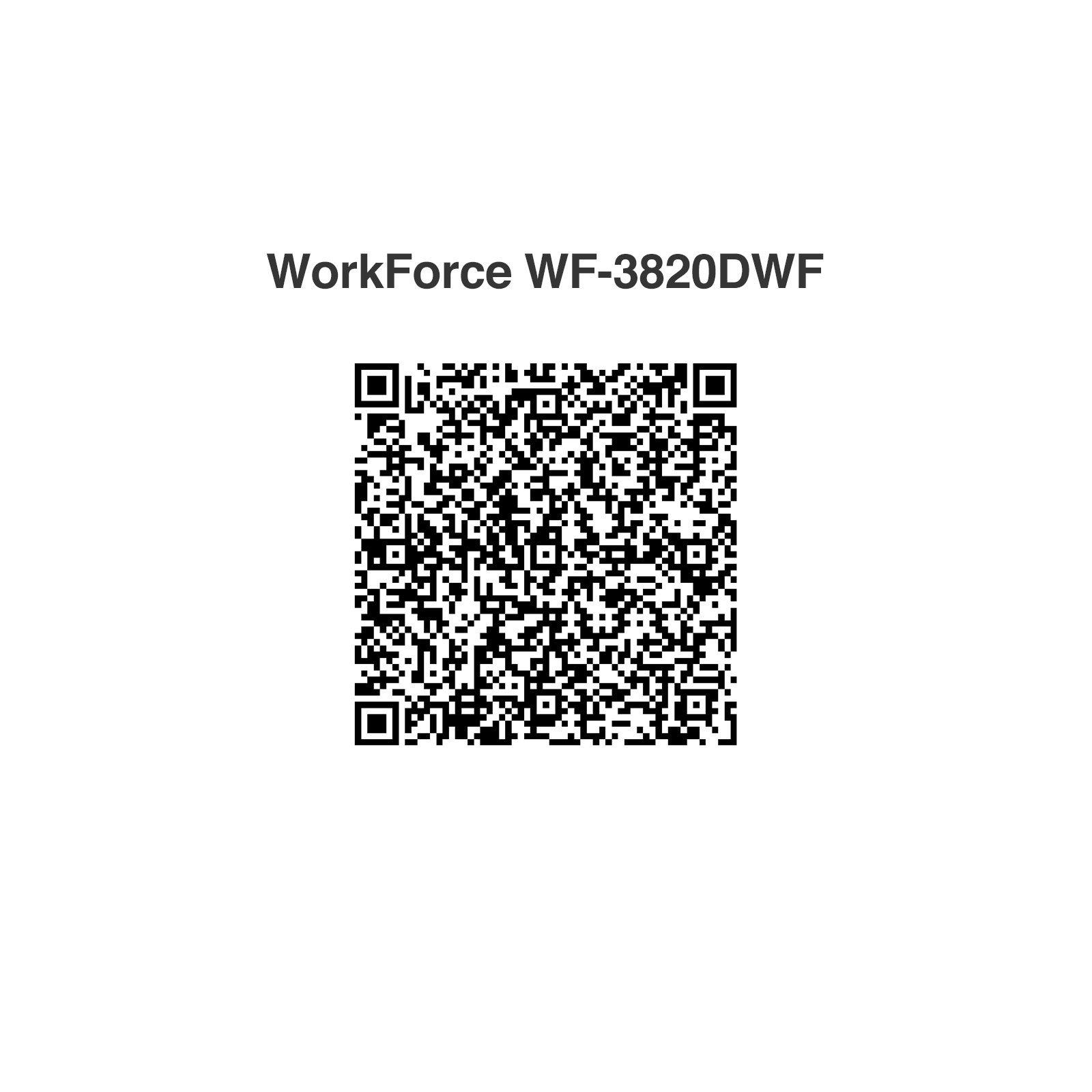 Imprimante multifonction Epson Imprimante WorkForce Pro WF3820DWF 712 ppm  LAN WiFi Noir