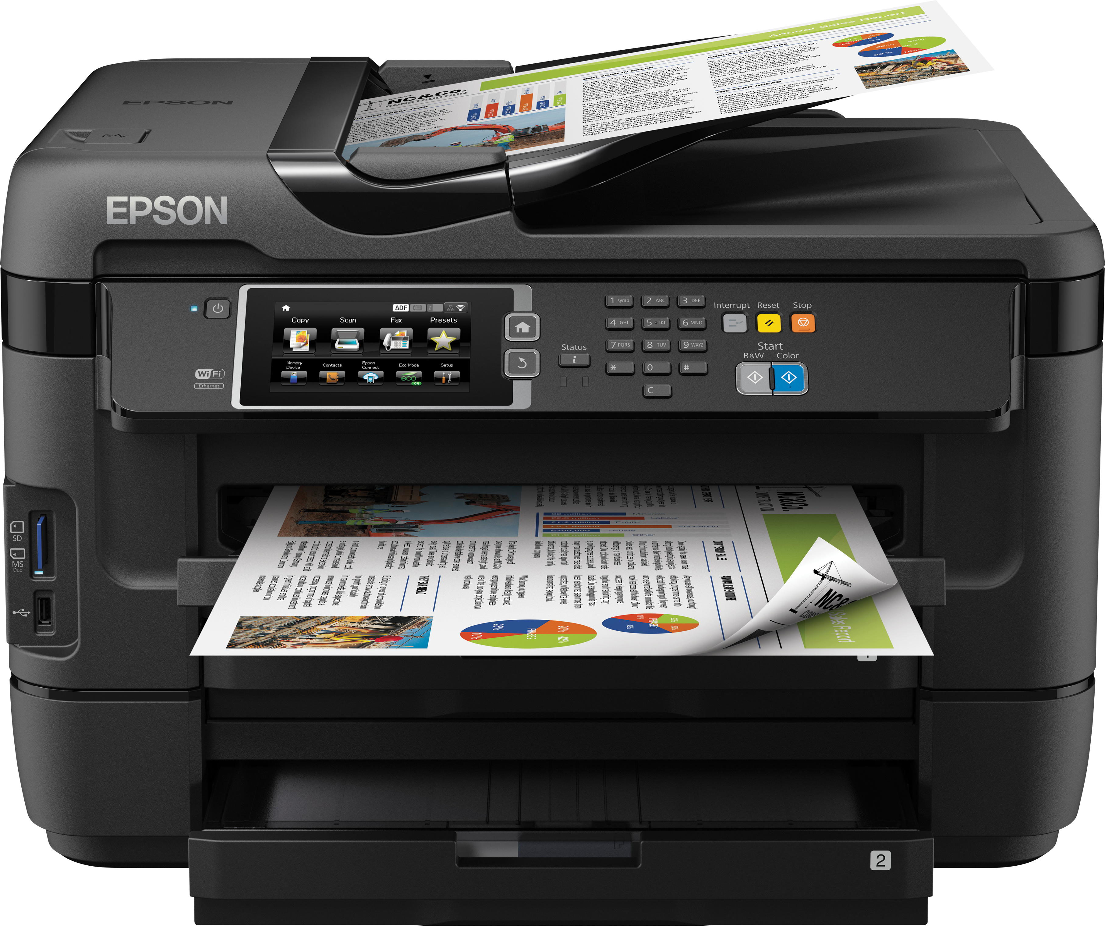 WorkForce WF-7620DTWF | MicroBusiness | Inkjet Printers | Printers