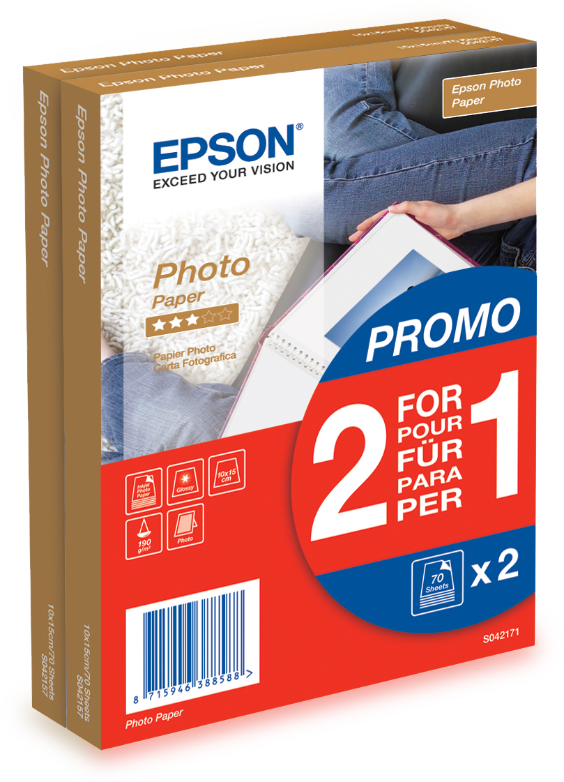 Carta Fotografica GOOD, in confezione promozionale 2x1: prendi 2 e paghi  1 formato 10x15cm (4x6), Carte e Supporti, Inchiostri & Carta, Prodotti