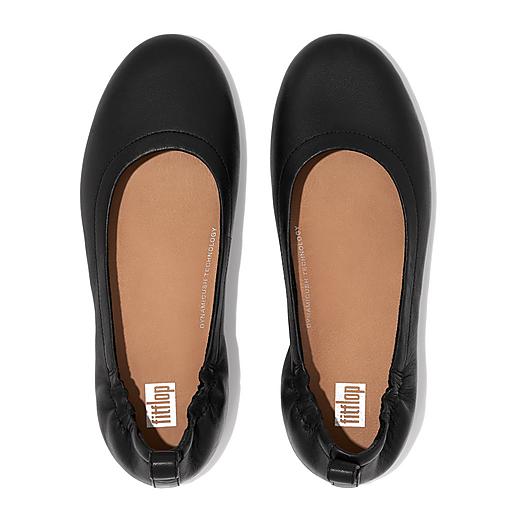 Women s ALLEGRO Soft Leather Ballet Flats FitFlop CA