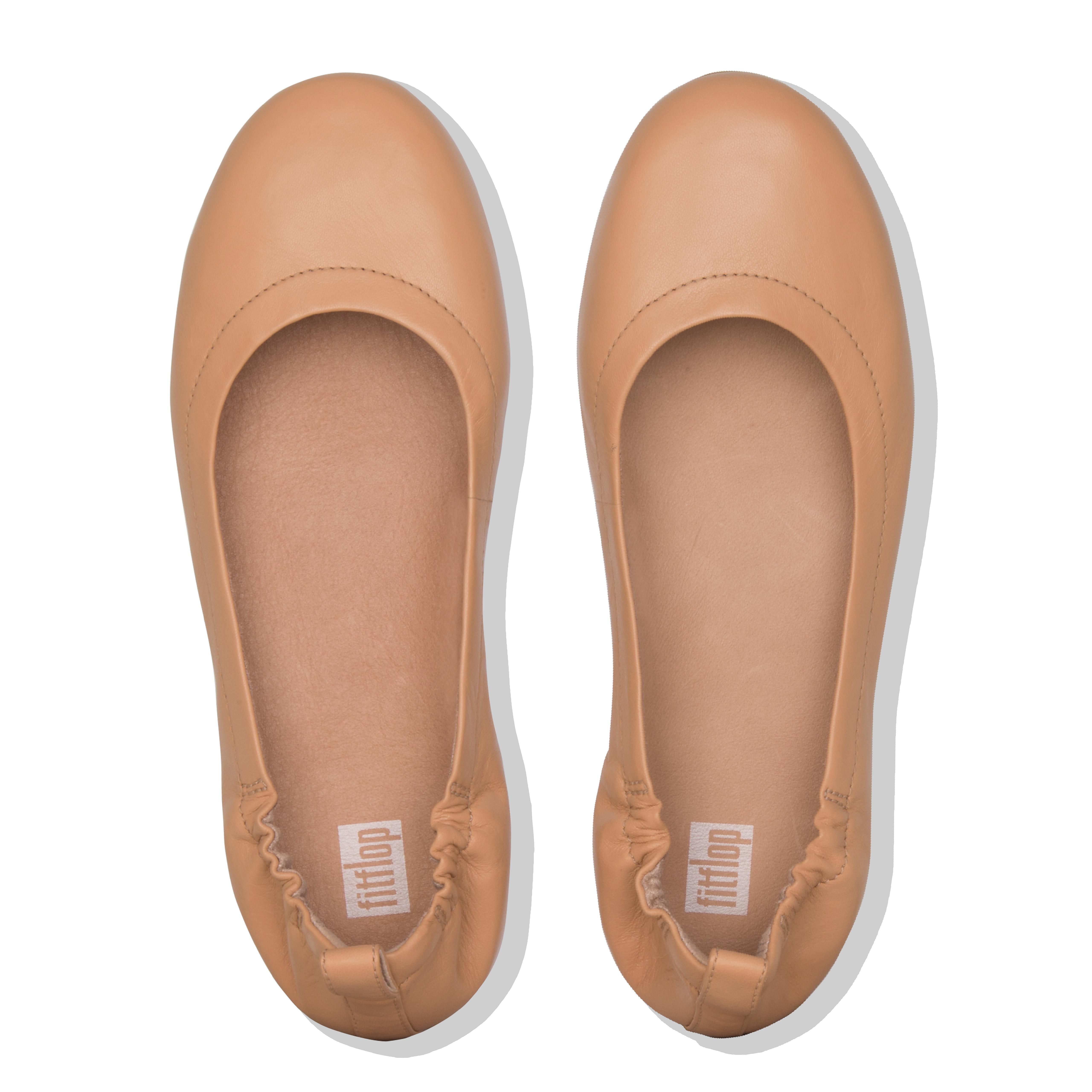 tan ballet pumps