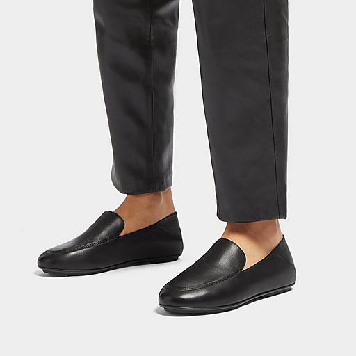 Fitflop sales loafers black