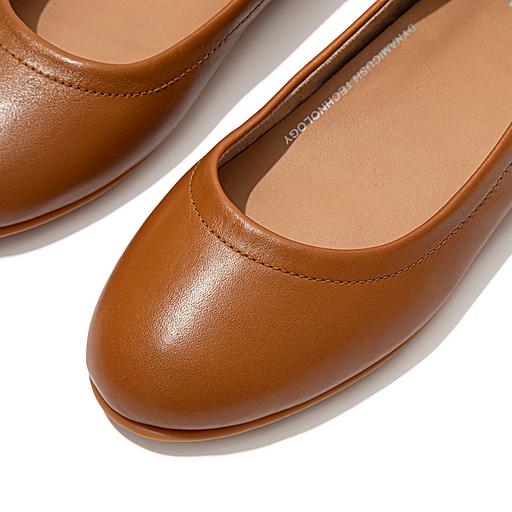 Women's ALLEGRO Soft Leather Ballerinas |FitFlop EU