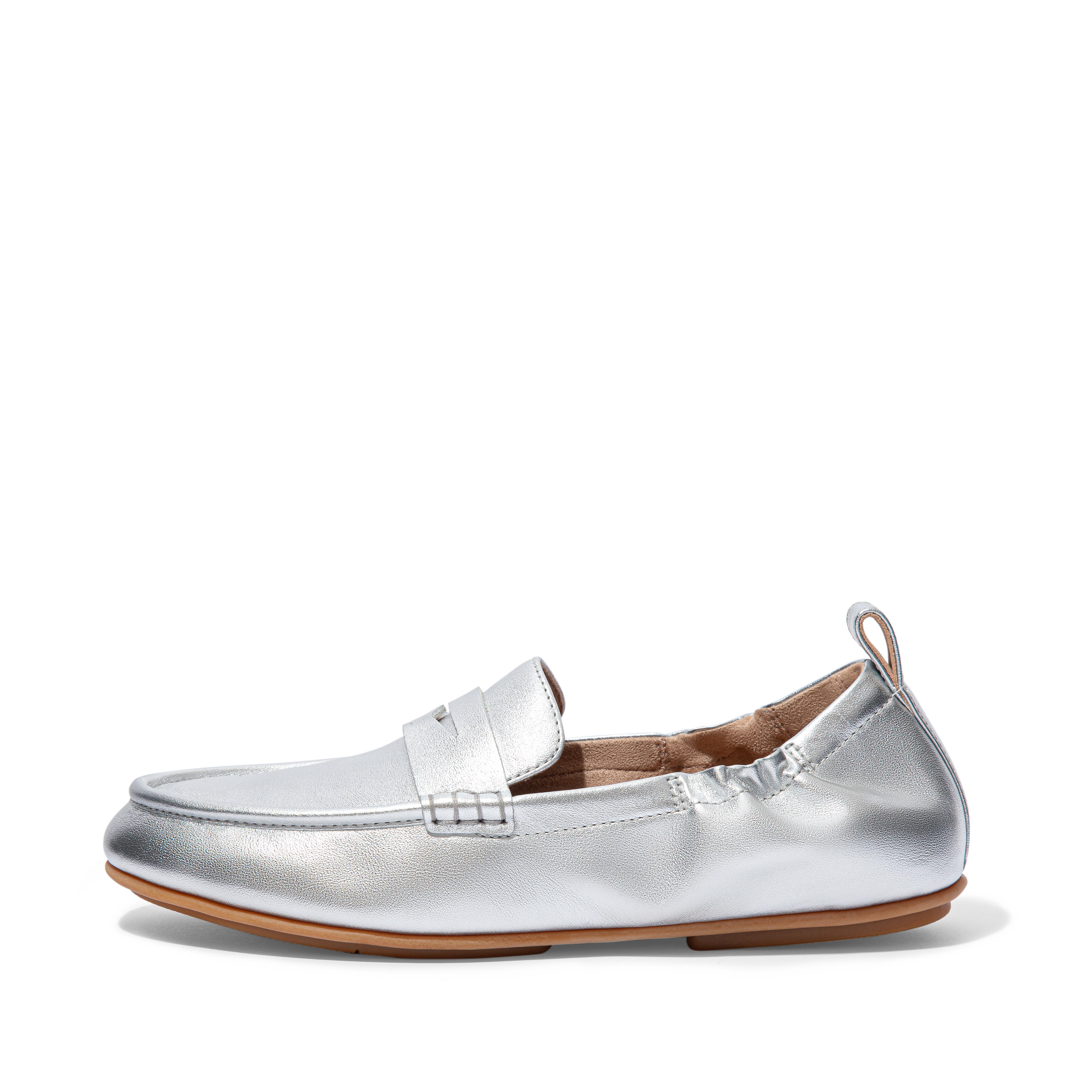 Fitflop store silver loafers