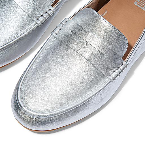 Fitflop silver sale loafers