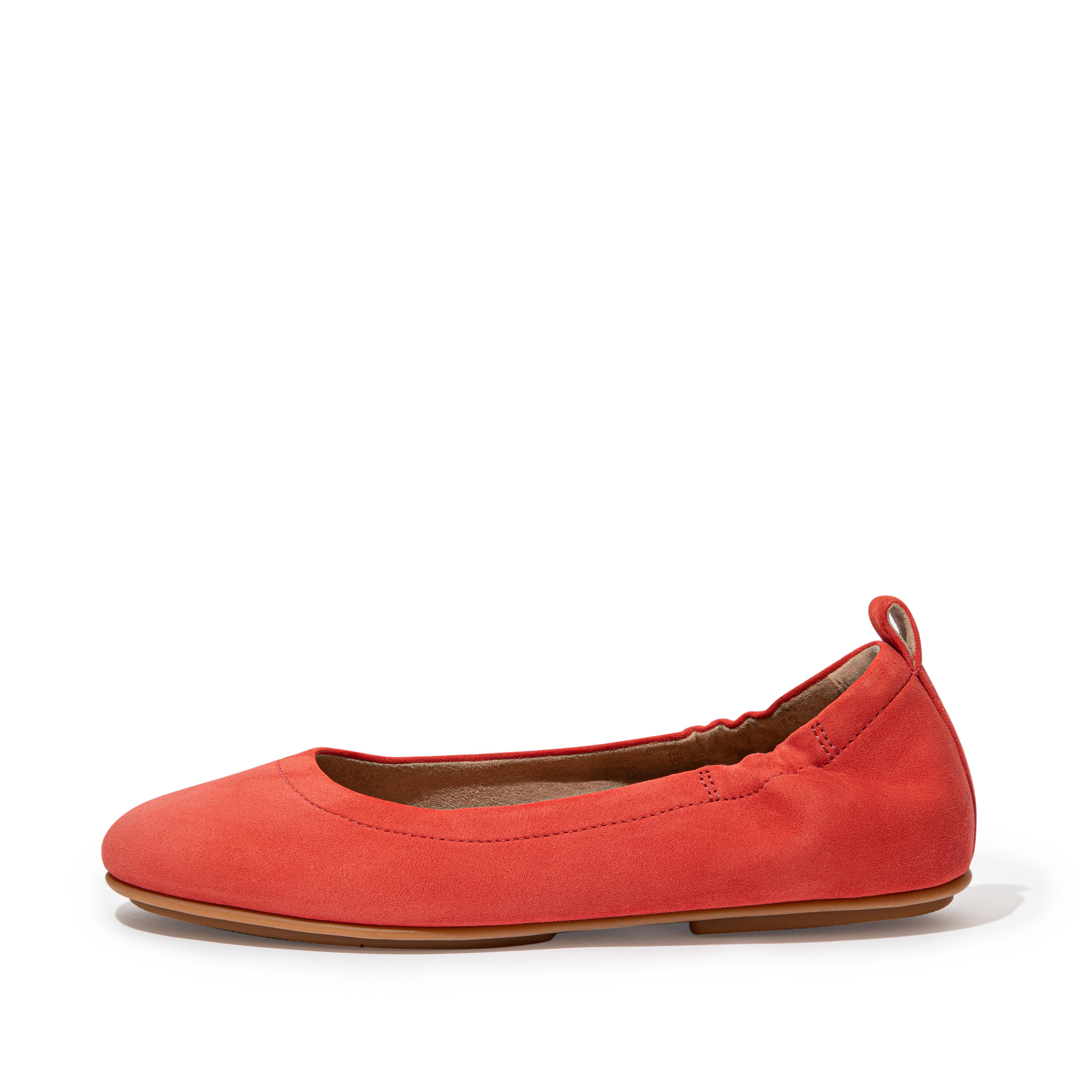 suede ballet pumps