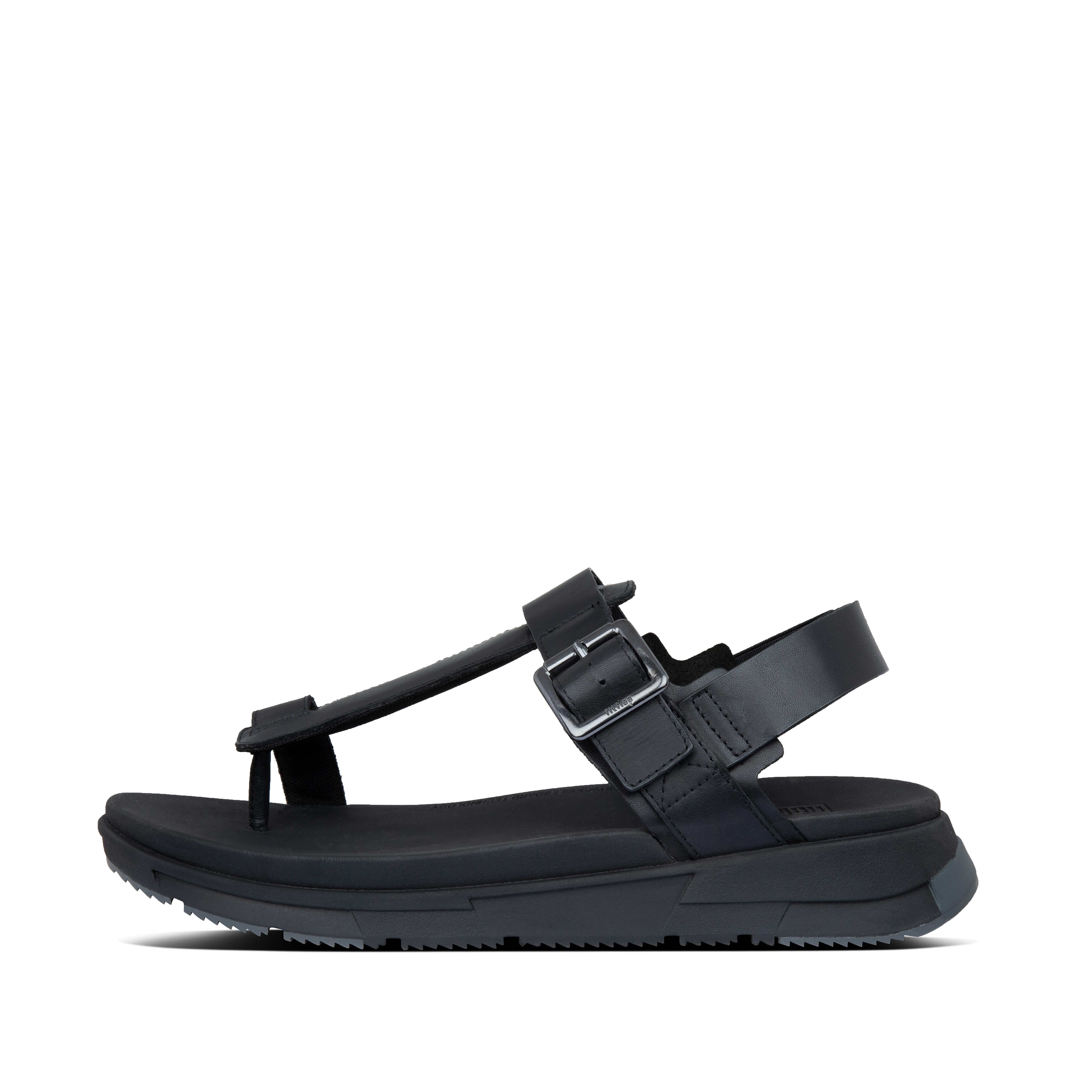 mens leather sandals with backstrap