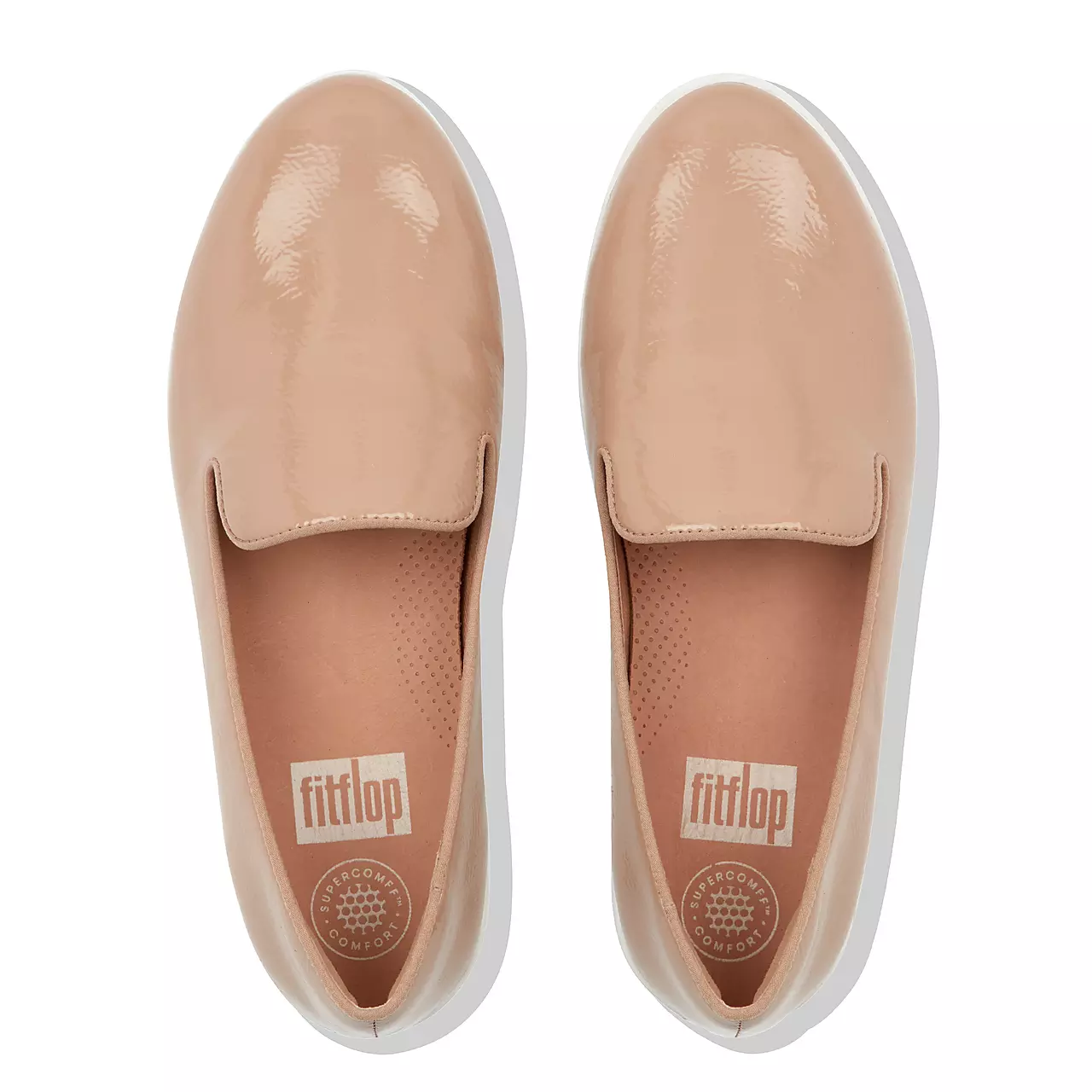 AUDREY faux leather loafers