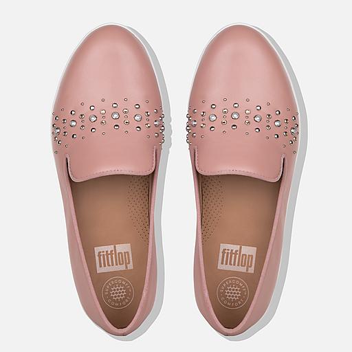 Femme AUDREY Cuir Mocassins FitFlop EU