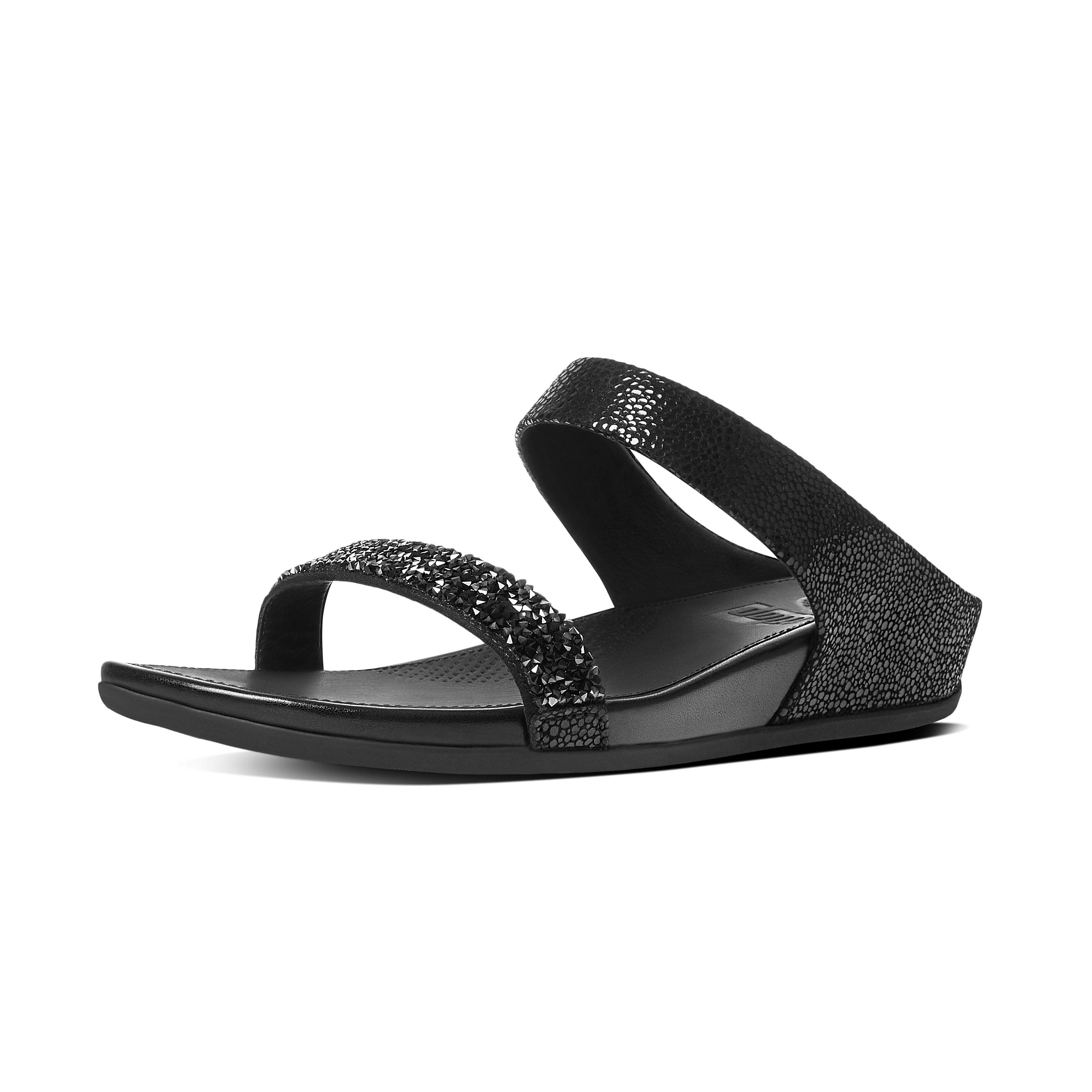 Women s BANDA Leather Slides