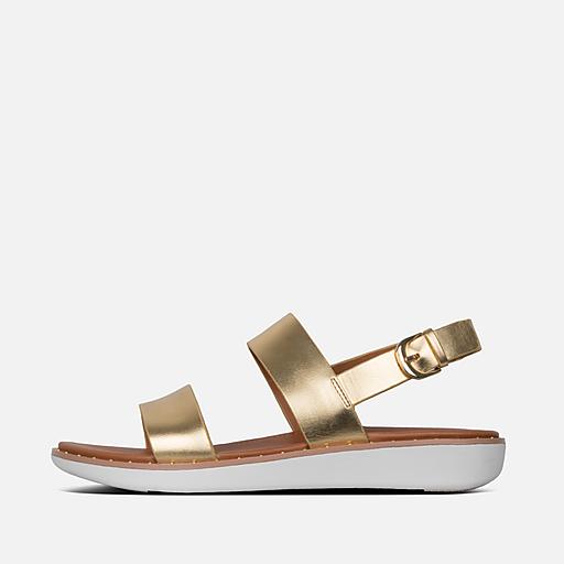 Women s BARRA Leather Back Strap Sandals FitFlop EU