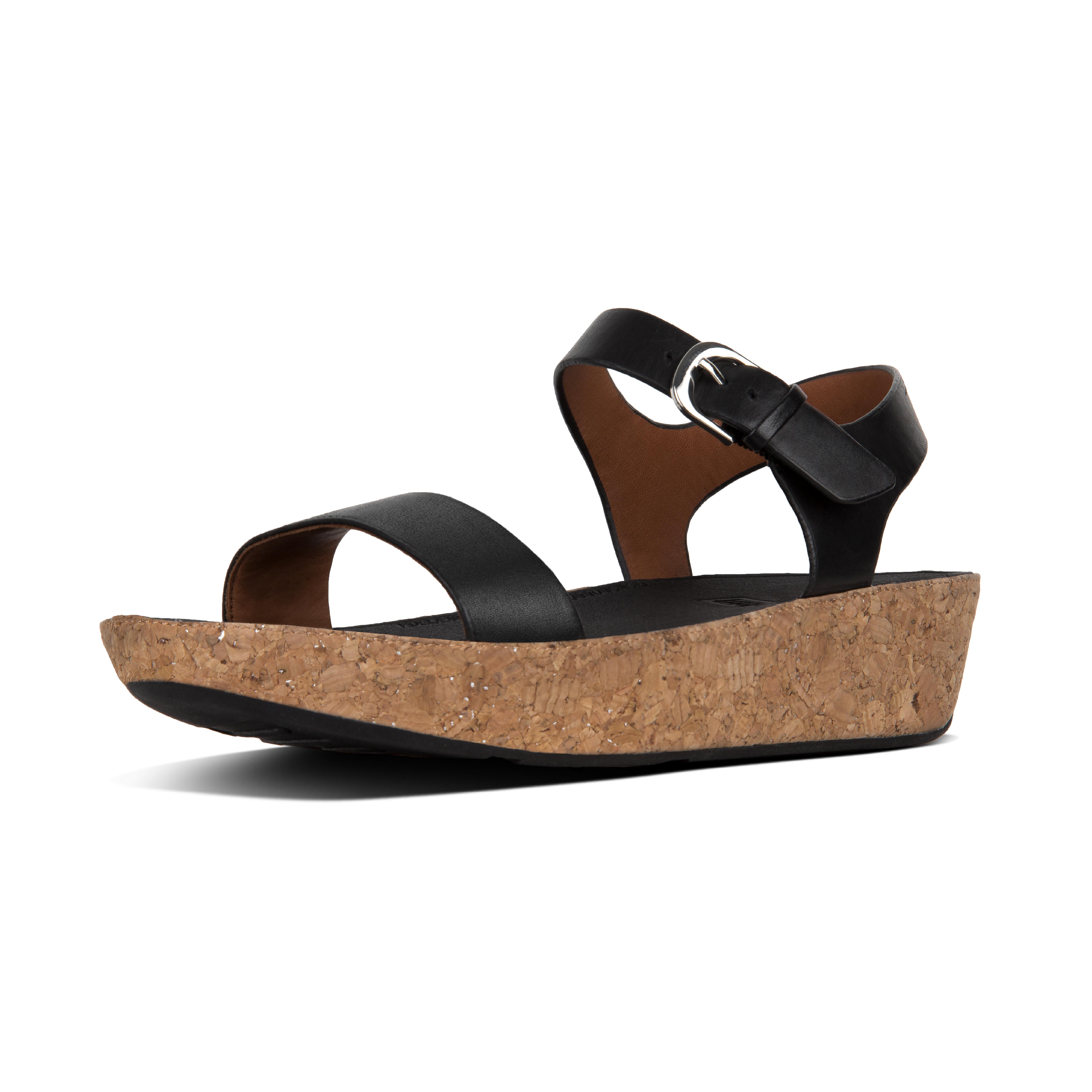 Women's BON-II Leather Back-Strap-Sandals