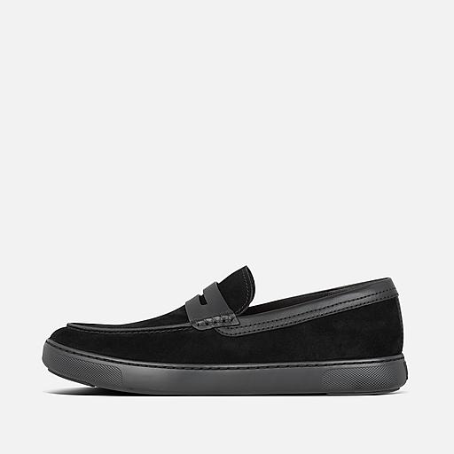 Mens Boston Suede Leather Loafers FitFlop CA