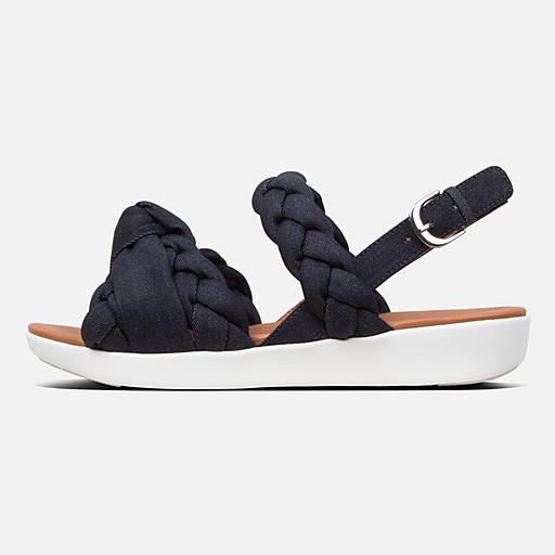 Women s BRAID Textile Back Strap Sandals FitFlop EU