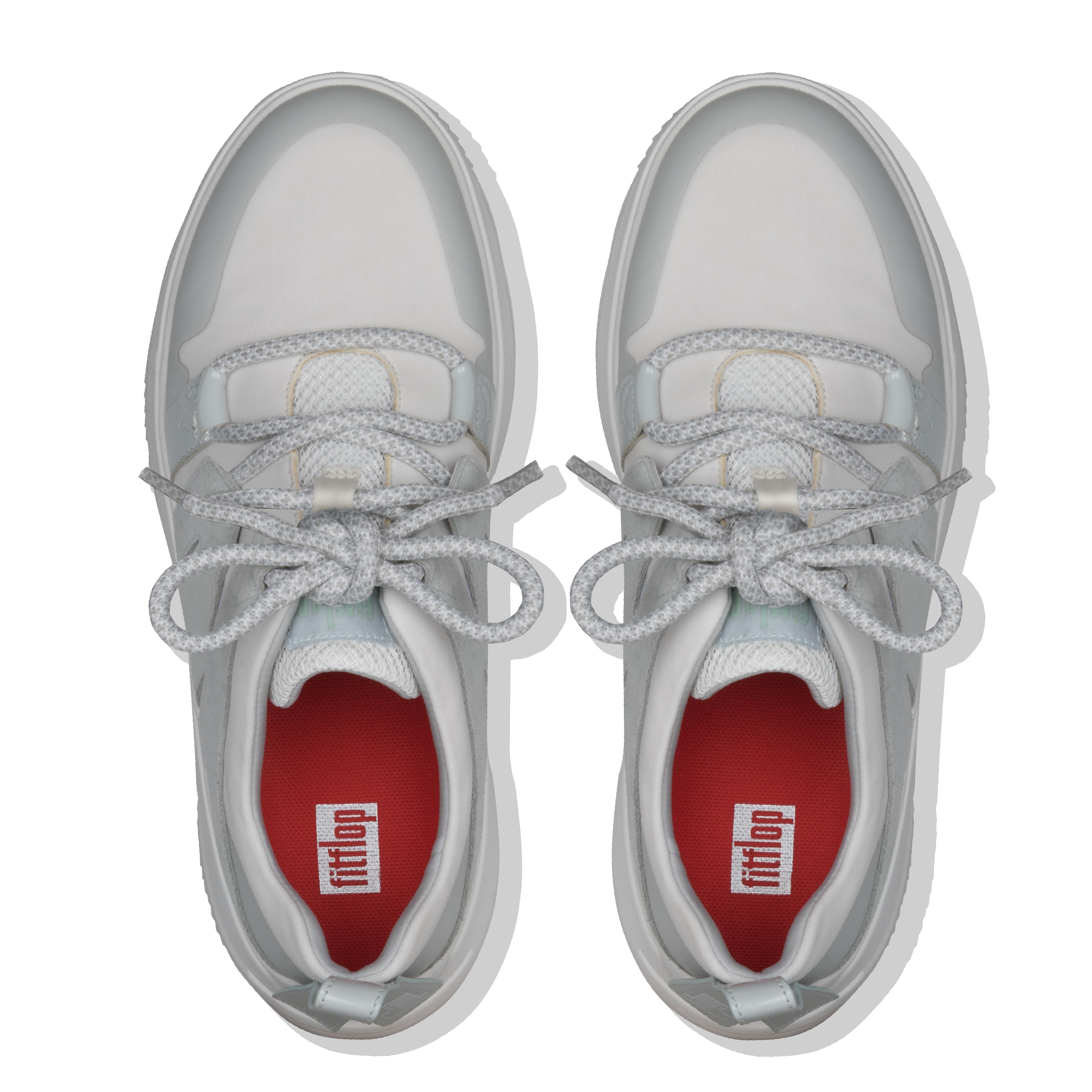 fitflop white trainers