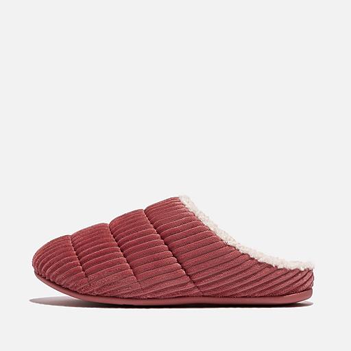 Women s Chrissie Corduroy Polyester Slippers FitFlop UK