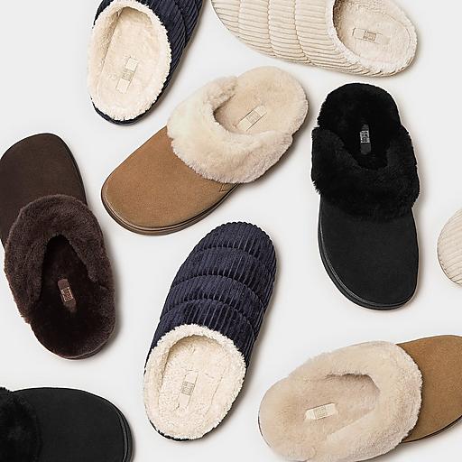 Fleece lined clearance flip flops