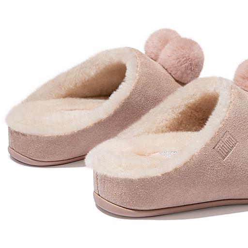 PajamaGram Womens Slippers - Womens Slipper Boots, Pom Poms : :  Clothing, Shoes & Accessories