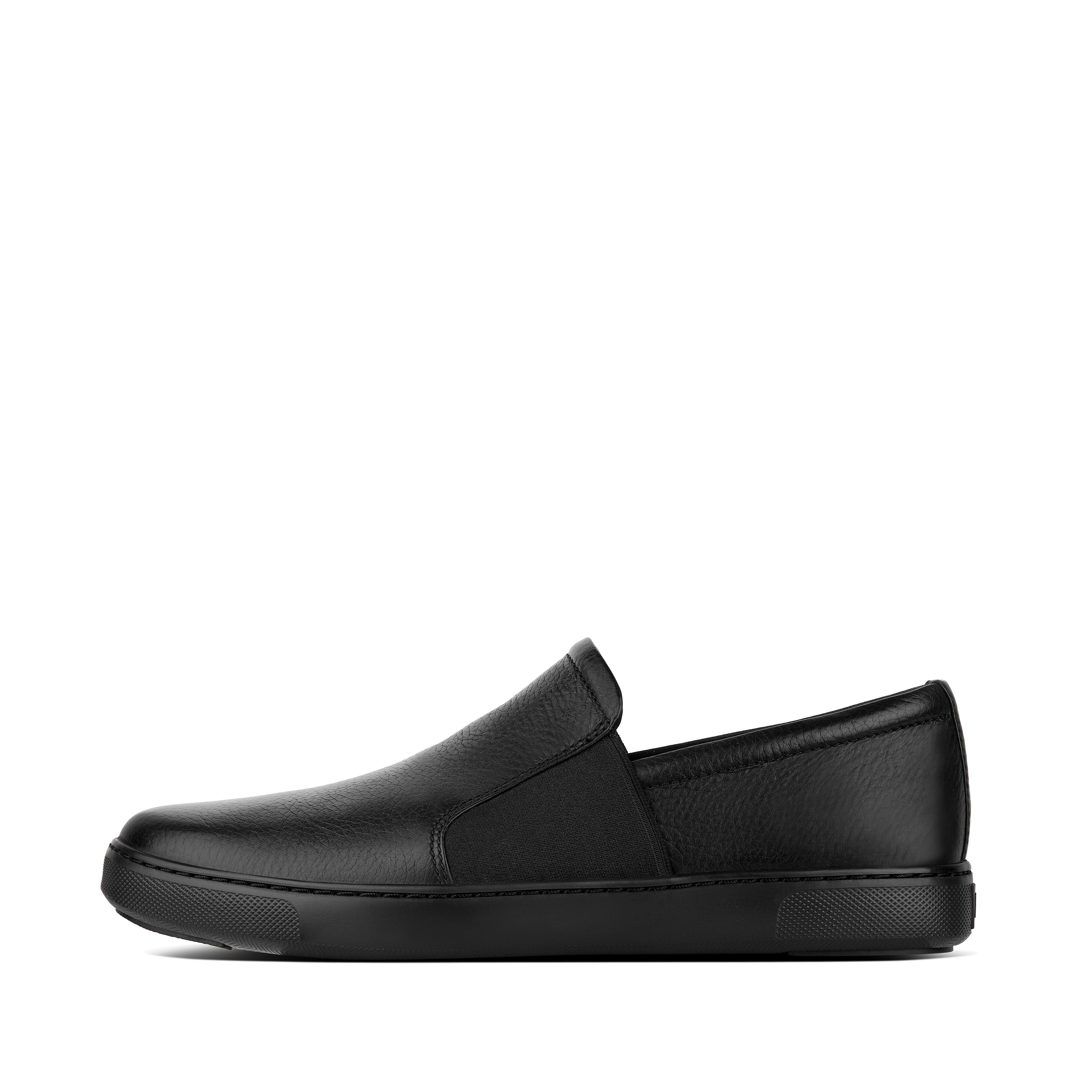 mens leather slip on shoes uk