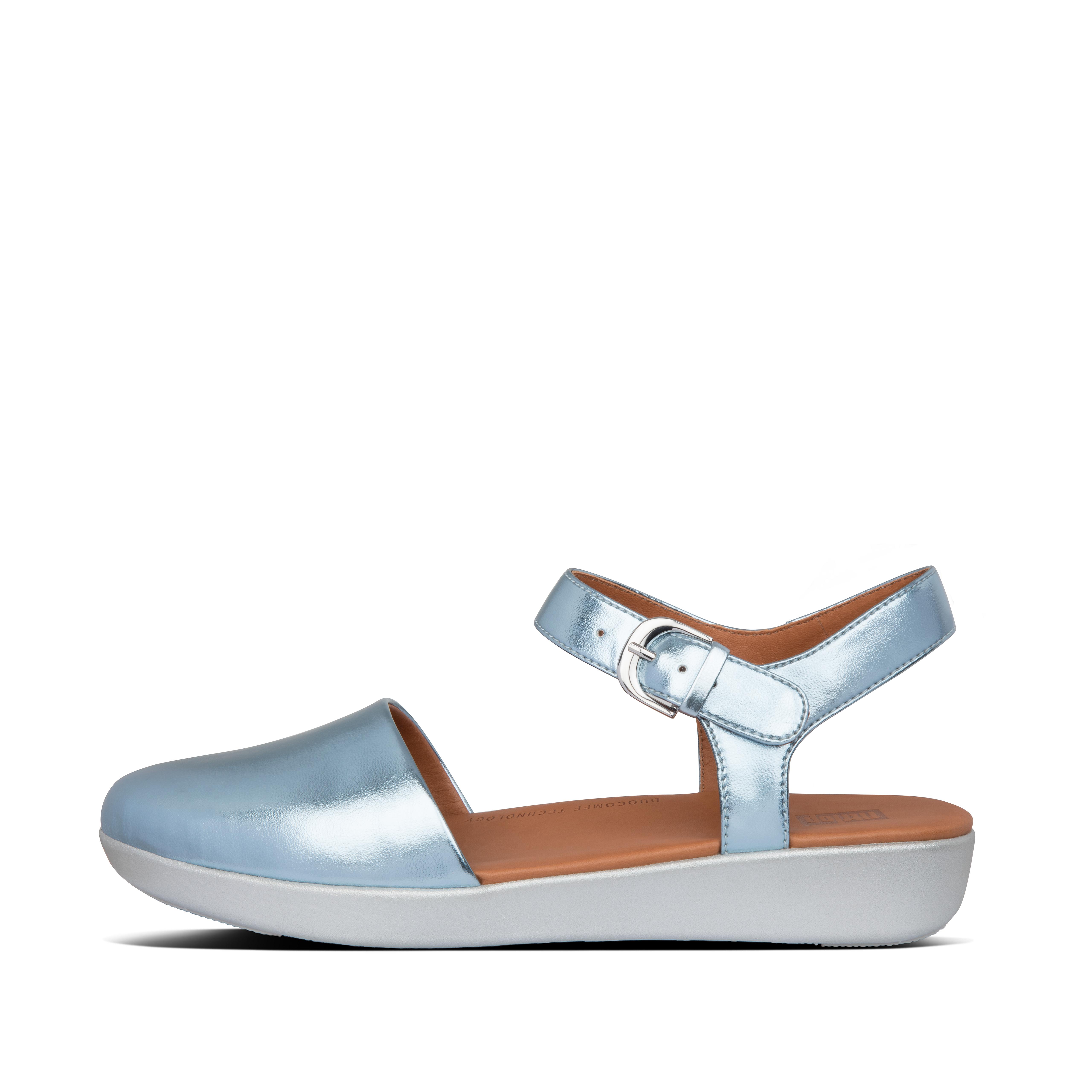 cova ii closed-toe leather sandals