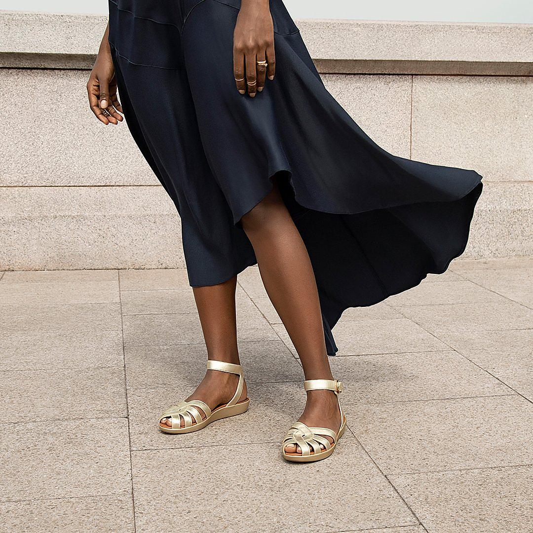 tea dress with ankle boots