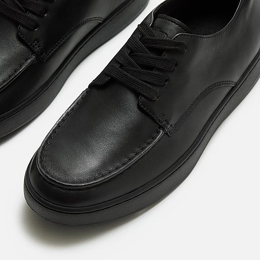 Comfortable Men's CRAFT-Q Leather Moc Derby Shoes