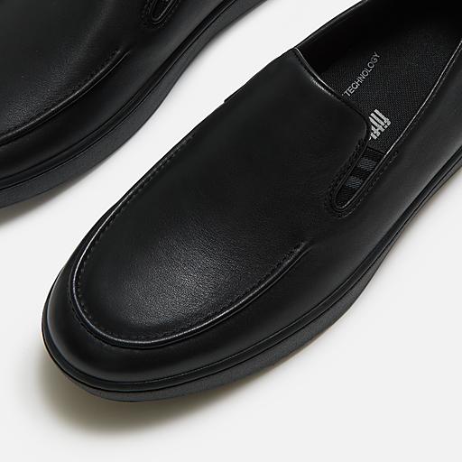 Men\'s fitflop Loafers Size 13 Black Fitflop Rally Mens Leather Penny Loafers: Amazon.co.uk: Fashion main image 4