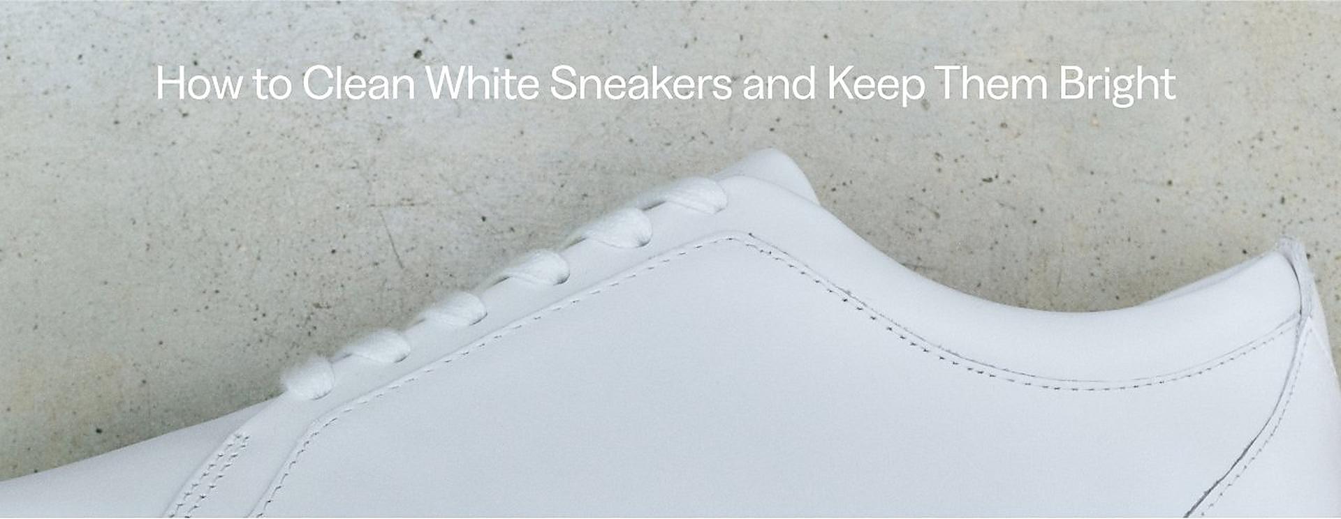 How to Clean White Trainers and Keep Them Bright