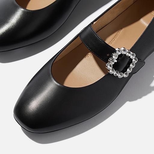 Women's Delicato Crystal-Buckle Leather Mary Jane | FitFlop CA