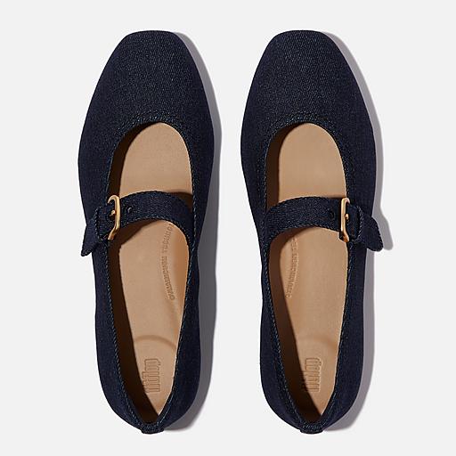 Women's Delicato Denim Textile Mary Jane | FitFlop US