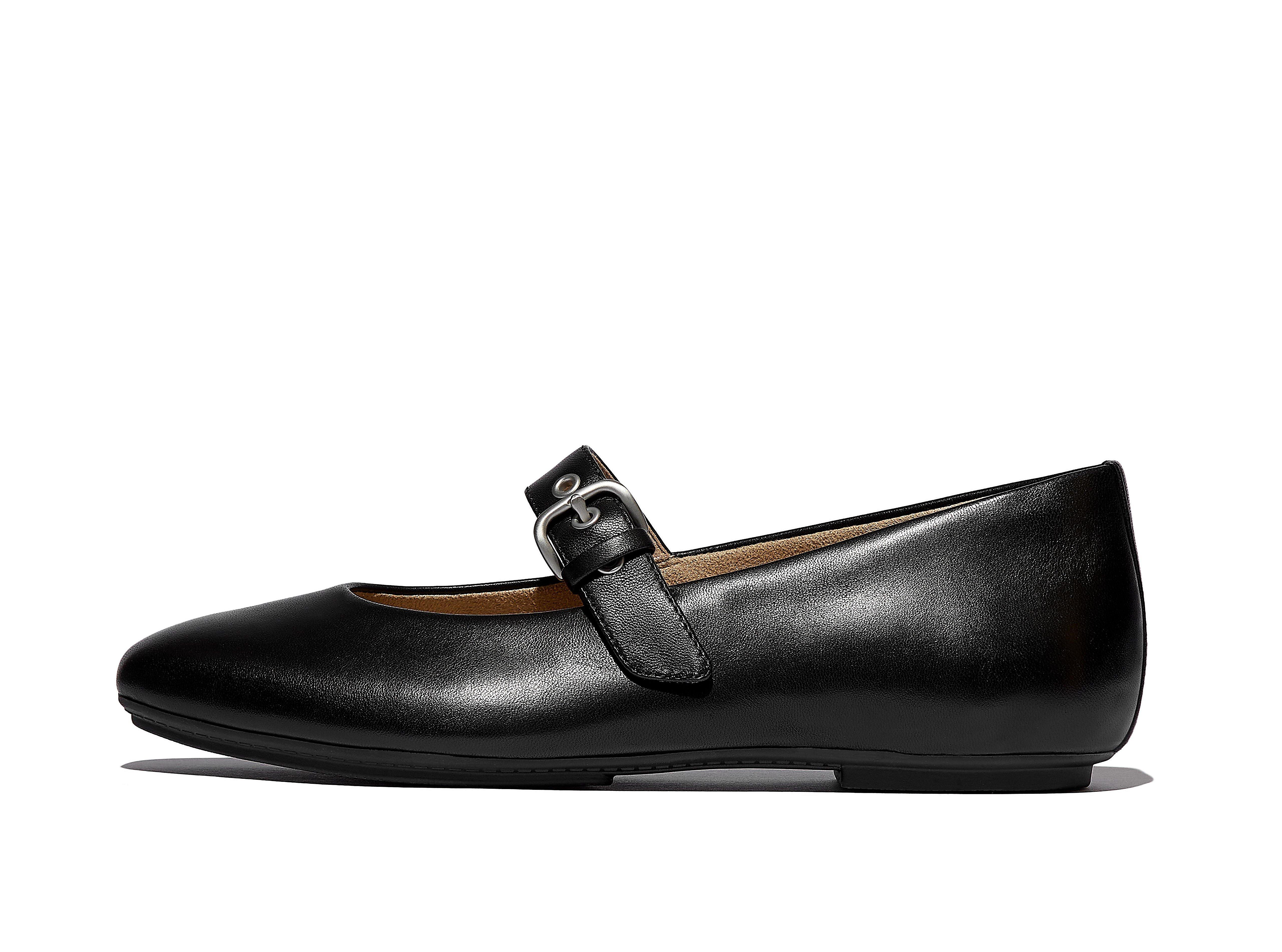 DELICATO Soft Leather Mary Janes